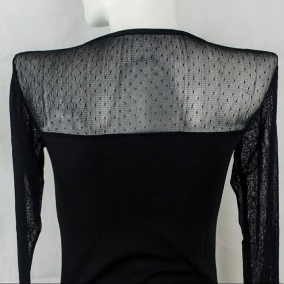 h&m long sleeve mesh polka dot top - Picture 13 of 13